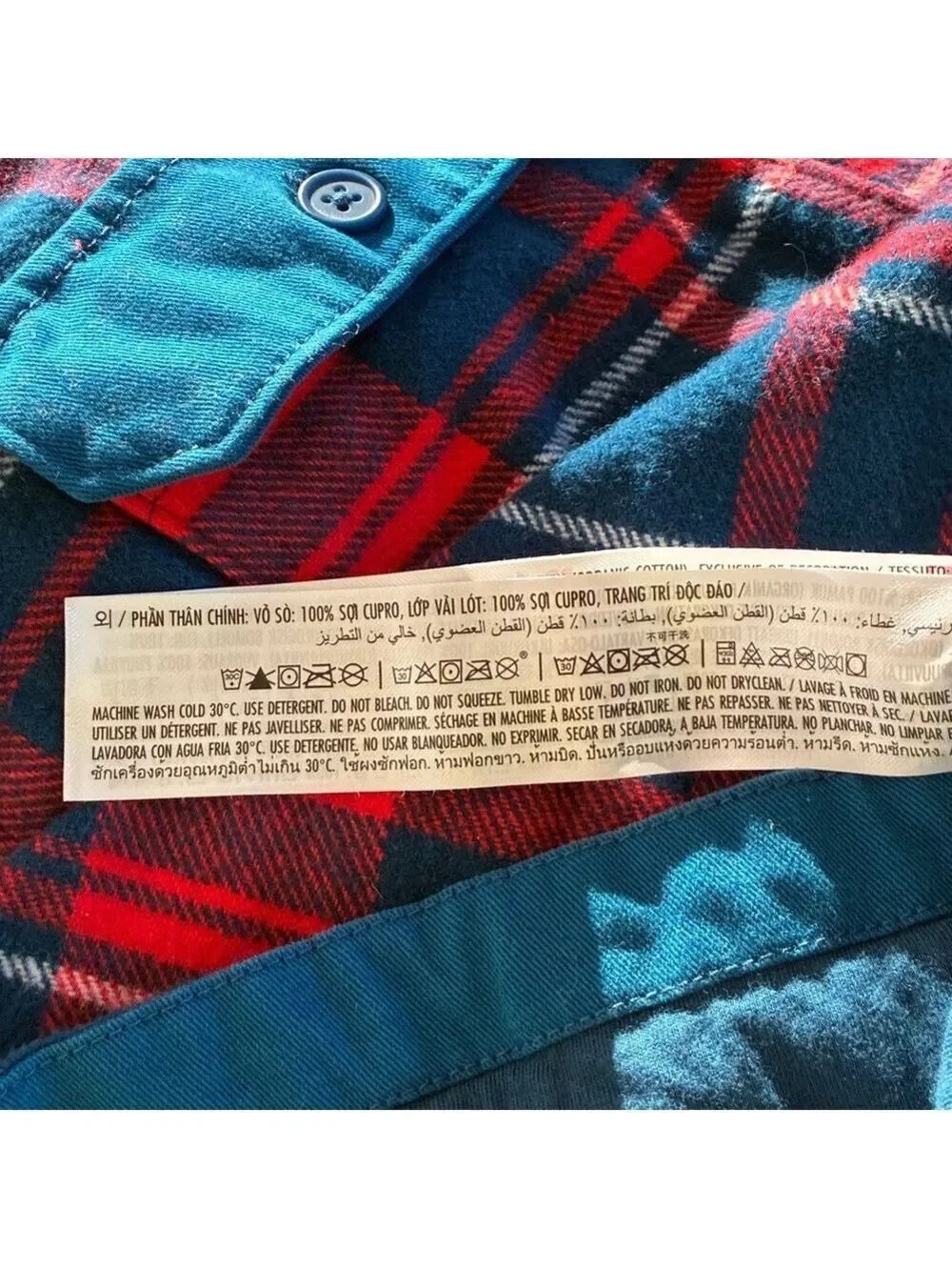 Disney Parks Marvel Captain America Flannel Button-Up Jacket - Size XXL